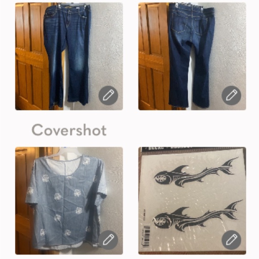 Outfit = Jean👖Arizona JRs sz22 & 3X top w 🌼 Dandelions